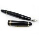 STYLO PLUME MONTBLANC MEISTERSTUCK LEGRAND DORE 13661 PISTON EN RESINE NOIR 595€