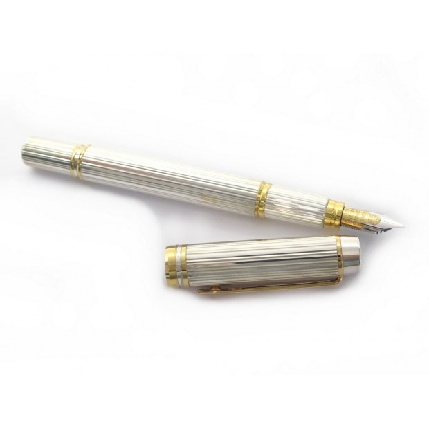 NEUF VINTAGE STYLO PLUME WATERMAN LE MAN 100 ARGENT MASSIF SILVER FOUNTAIN PEN