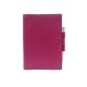 PORTE AGENDA HERMES EN CUIR CHEVRE MYSORE FRAMBOISE STYLO EN ARGENT MASSIF 435€