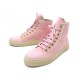 NEUF CHAUSSURES CHANEL G32473 38.5 39 BASKETS TOILE ROSE + BOITE SNEAKERS 755€