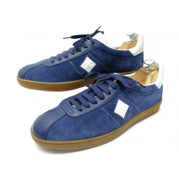 CHAUSSURES LOUIS VUITTON LUXEMBOURG SNEAKER 8.5 42.5 BASKETS EN CUIR & DAIM 620€