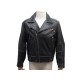 VINTAGE BLOUSON DIESEL FLYING COUGAR JACKET XL US 50 M FR EN CUIR NOIR COAT 895€