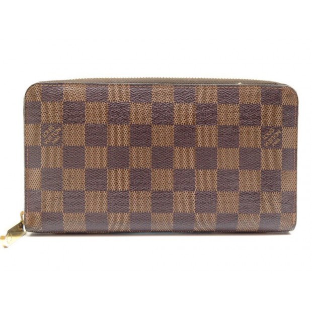 PORTEFEUILLE LOUIS VUITTON ZIPPY TOILE DAMIER EBENE N60046 MONNAIE WALLET 575€