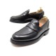 CHAUSSURES CHURCH'S MOCASSINS 7F 41 EN CUIR NOIR EMBAUCHOIRS LOAFERS SHOES 645€