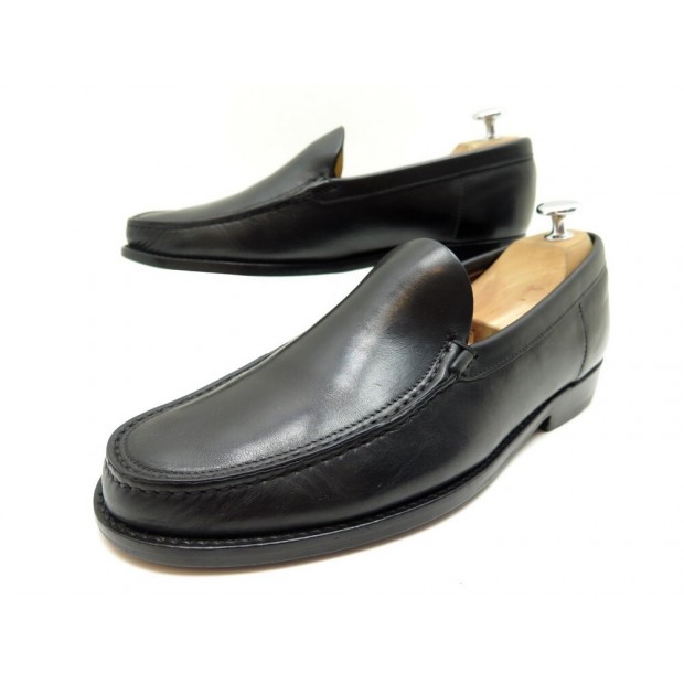 CHAUSSURES CHURCH'S MOCASSINS 6.5F 40.5 EN CUIR NOIR LEATHER LOAFERS SHOES 495€