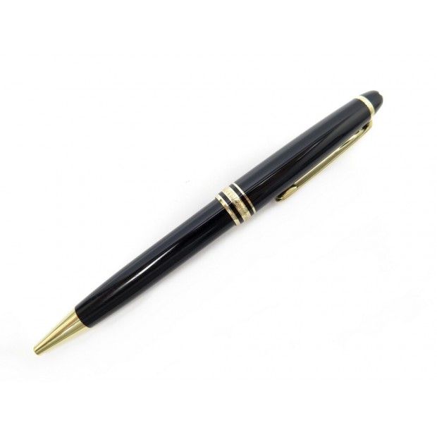 STYLO BILLE MONTBLANC MEISTERSTUCK CLASSIQUE DORE 10883 EN RESINE NOIR PEN 365€