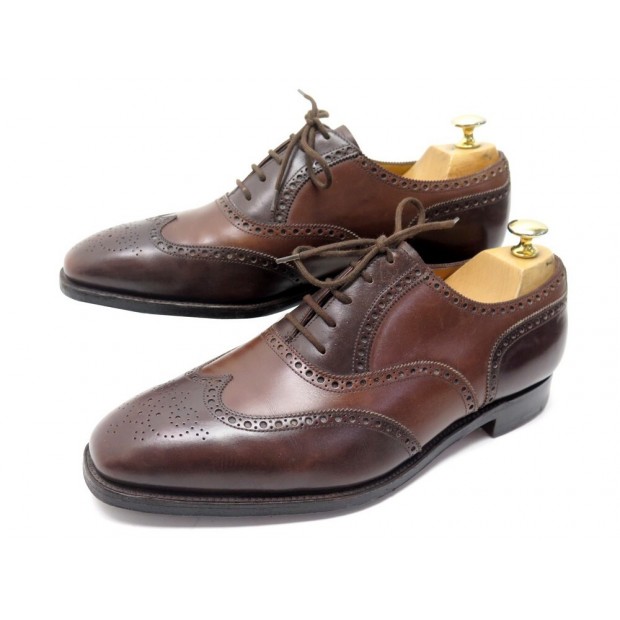 CHAUSSURES JOHN LOBB ICARE 8E 42 RICHELIEU BOUT FLEURI CUIR + EMBAUCHOIRS 1150€