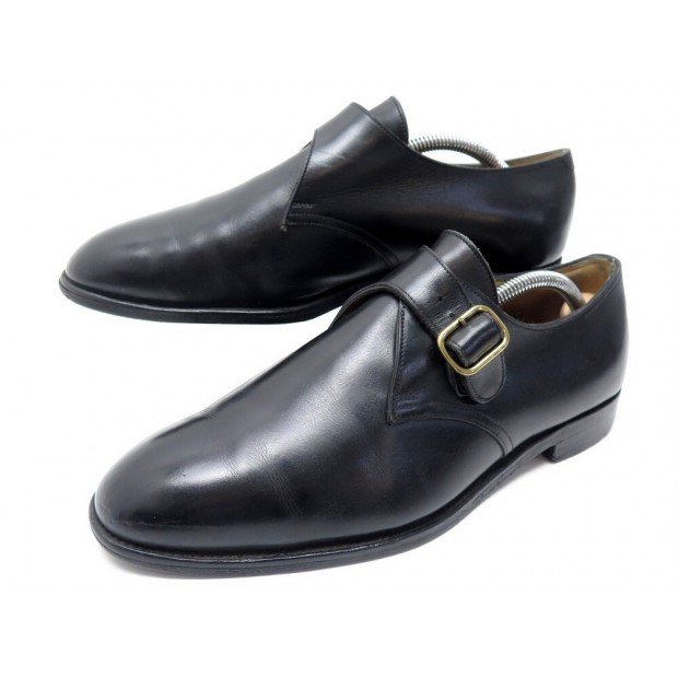 CHAUSSURES JOHN LOBB FOULD 8E 42 MOCASSINS A BOUCLE CUIR NOIR +EMBAUCHOIRS 1445€