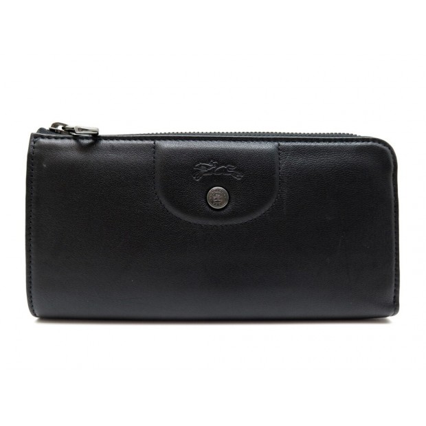 NEUF PORTEFEUILLE LONGCHAMP LE PLIAGE LONG ZIPPE L3418757001 CUIR WALLET 230€