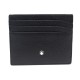 NEUF PORTE CARTES MONTBLANC MEISTERSTUCK SOFT GRAIN 6CC 113309 EN CUIR CARD 140€