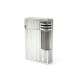 VINTAGE BRIQUET LANCEL A ESSENCE EN METAL ARGENTE SILVER PETROL LIGHTER