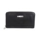 NEUF PORTEFEUILLE LONGCHAMP ROSEAU HERITAGE PORTE MONNAIE CUIR NOIR WALLET 285€