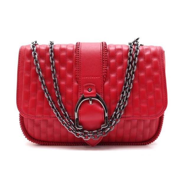 NEUF SAC A MAIN LONGCHAMP AMAZONE MEDIUM CUIR ROUGE BANDOULIERE HAND BAG 790€