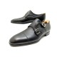 NEUF CHAUSSURES SANTONI MOCASSINS BI BOUCLE 6.5 41.5 EMBAUCHOIRS JOHN LOBB 920€