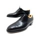 CHAUSSURES JOHN LOBB RICHELIEU LAZENBY BOUT FLEURI 7.5E 41.5 CUIR NOIR 1665€