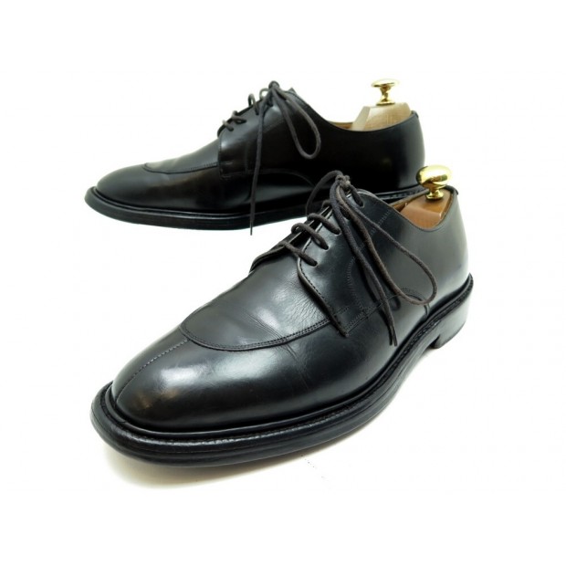 CHAUSSURES CHURCH'S DERBY DEMI CHASSE 6.5F 41 CUIR NOIR LEATHER SHOES 590€