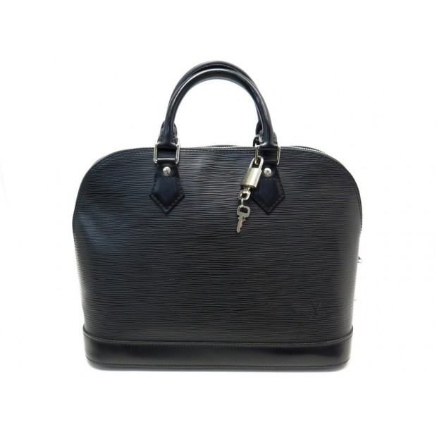 NEUF SAC A MAIN LOUIS VUITTON ALMA PM M40302 CUIR EN EPI NOIR HAND BAG 1680€