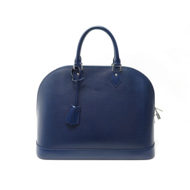 NEUF SAC A MAIN LOUIS VUITTON ALMA GM M40628 CUIR EPI BLEU INDIGO HAND BAG 2200€