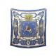 FOULARD HERMES LUDOVICUS MAGNUS DE LA PERIERE CARRE 90 EN SOIE SILK SCARF 385€