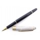 STYLO BILLE MONTBLANC SOLITAIRE DOUE HOMMAGE A MOZART ARGENT MASSIF ROLLERBALL