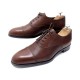 CHAUSSURES LOUIS VUITTON WAGRAM 9M 43 RICHELIEU CUIR MARRON + BOITE SHOES 730€