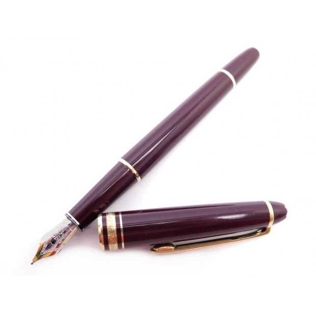 STYLO PLUME MONTBLANC MEISTERSTUCK CLASSIQUE DORE CARTOUCHES BORDEAUX PEN 515€