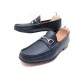 NEUF CHAUSSURES GUCCI MOCASSINS MORS 1953 367762 8 42 EN CUIR BLEU LOAFERS 590€