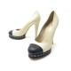 CHAUSSURES CHANEL G29000 ESCARPINS CHAINE 42 EN CUIR BEIGE LEATHER SHOES 890€