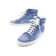 CHAUSSURES PHILIPP PLEIN BASKETS DENIM STRASS 37 IT 38 FR TOILE SNEAKERS 1125€