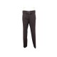 PANTALON DROIT LOUIS VUITTON TAILLE M 38 EN LAINE MARRON BROWN WOOL PANTS 1210€