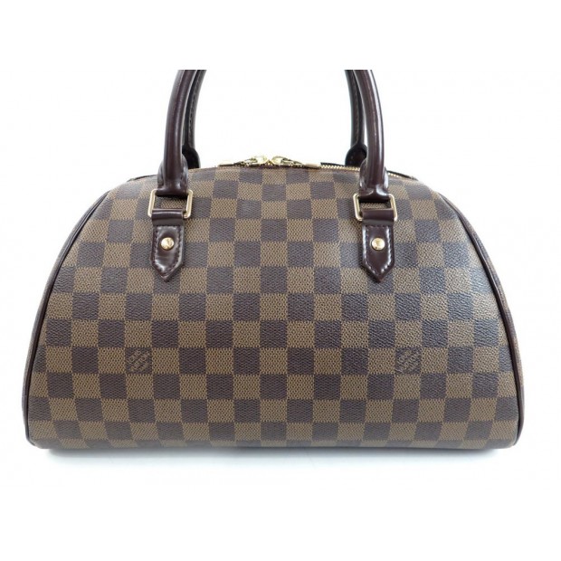 SAC A MAIN LOUIS VUITTON RIBERA MM 33CM TOILE DAMIER EBENE HAND BAG PURSE 1100€