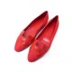 NEUF CHAUSSURES HERMES BALLERINES 1182021Z 37.5 SWAN EN DAIM ROUGE GARANCE 590€