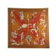 FOULARD HERMES LES BALLETS RUSSES FAIVRE CARRE 90 SOIE + BOITE SILK SCARF 385€