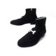 NEUF CHAUSSURES HERMES BOTTINES SAINT HONORE 37 BOUCLE H DAIM NOIR SHOES 940€