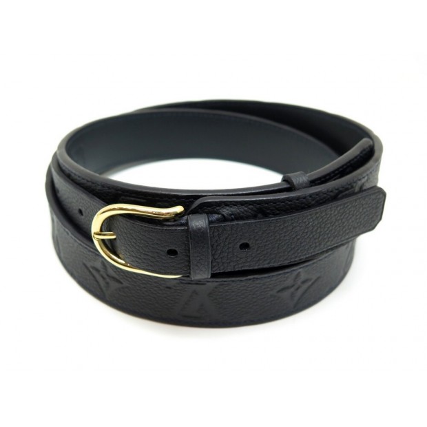 NEUF CEINTURE LOUIS VUITTON GRACIEUSE M9748 T90 EN CUIR MONOGRAM EMPREINTE 520€