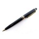 STYLO BILLE MONTBLANC MEISTERSTUCK MOZART PM DORE RESINE NOIR + BOITE PEN 335€