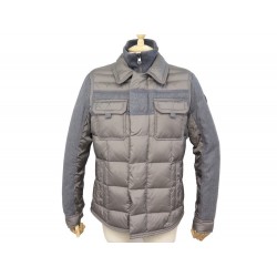 NEUF BLOUSON MONCLER BLAIS GIUBBOTTO DOUDOUNE T1 M 46 48 TAUPE COAT JACKET 1050€