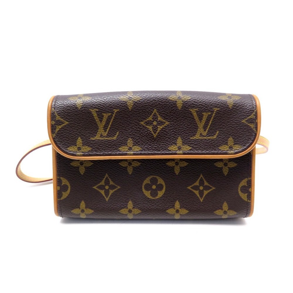 Sac bandoulière bum bag / sac ceinture en toile Louis Vuitton