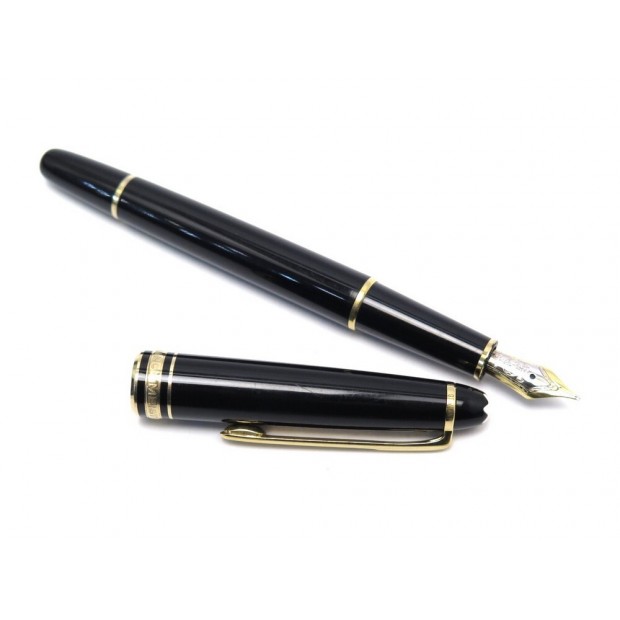 STYLO PLUME MONTBLANC MEISTERSTUCK CLASSIQUE DORE 106514 EN RESINE + BOITE 515€