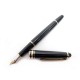 STYLO PLUME MONTBLANC MEISTERSTUCK CLASSIQUE DORE 106514 RESINE NOIR PEN 515€