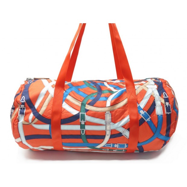 NEUF SAC A MAIN DE SPORT HERMES AIRSILK CAVALCADOUR EN SOIE SILK HAND BAG NEW