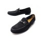 CHAUSSURES GUCCI MOCASSINS 1853 387891 40 MORS DAIM NOIR HORSEBIT LOAFERS 590€