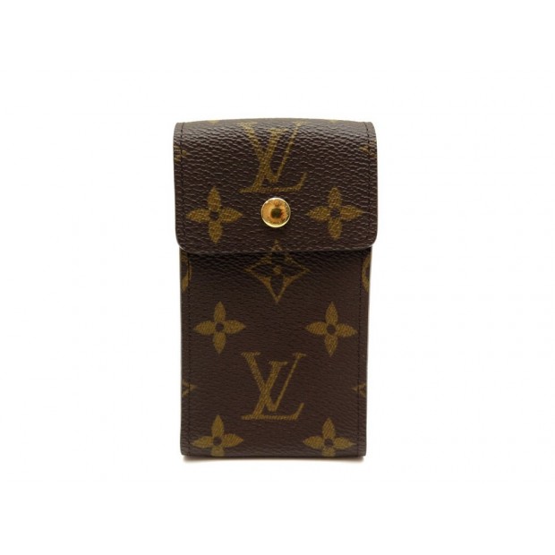 NEUF POCHETTE LOUIS VUITTON PORTE CLES TOILE MONOGRAM ETUI SAC KEY HOLDER 185€