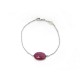 BRACELET TECLA BERLINGOT T17 EN OR BLANC 3.2GR PIERRE TOURMALINE ROSE GOLD 500€