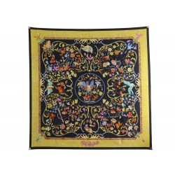 NEUF FOULARD HERMES PIERRES D'ORIENT ET D'OCCIDENT PAUWELS CARRE 90 SOIE 385€