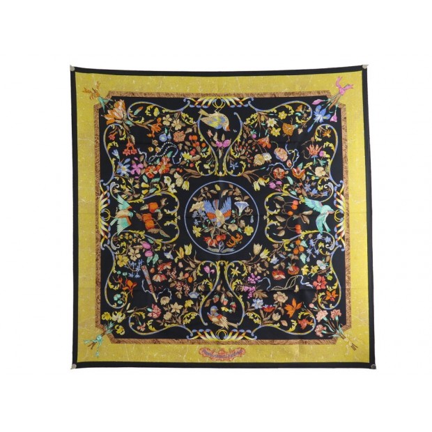 NEUF FOULARD HERMES PIERRES D'ORIENT ET D'OCCIDENT PAUWELS CARRE 90 SOIE 385€