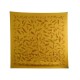 FOULARD HERMES PLUMES PAR HENRI DE LINARES SOIE CAMEL CARRE 90 SILK SCARF 385€