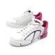 CHAUSSURES DOLCE & GABBANA PORTOFINO CK1520 38.5 BASKET CUIR BLANC SNEAKERS 545€