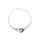 BRACELET DINH VAN MENOTTES R10 368105 T17 EN OR BLANC 18K WHITE GOLD JEWEL 1300€