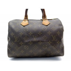 SAC A MAIN LOUIS VUITTON SPEEDY 25 M41109 EN TOILE MONOGRAM CANVAS HANDBAG 895€